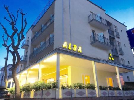 Hotel Alba Римини Екстериор снимка